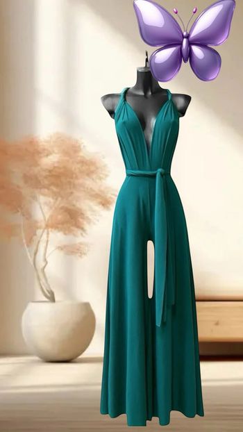 Combi bleu vert canard positions multiples taille unique