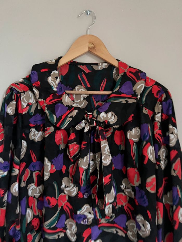 Chemise vintage fleurie - photo numéro 3