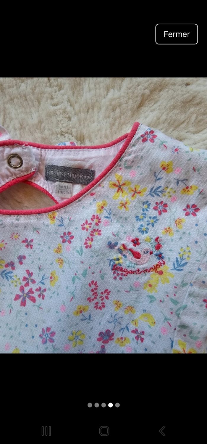 Robe sergent major 6 ans - photo numéro 3