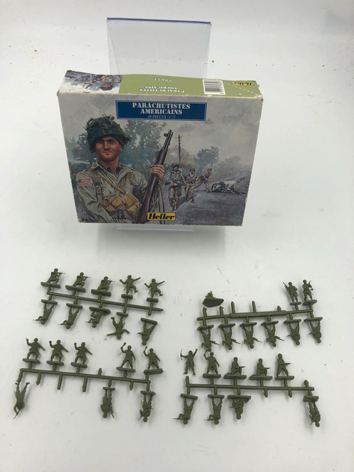 Maquette parachutiste Américains 1/72 N•79651 Heller