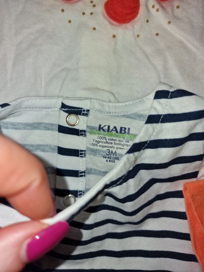 Lot de 6 tshirt manches courtes 3 mois - photo numéro 2