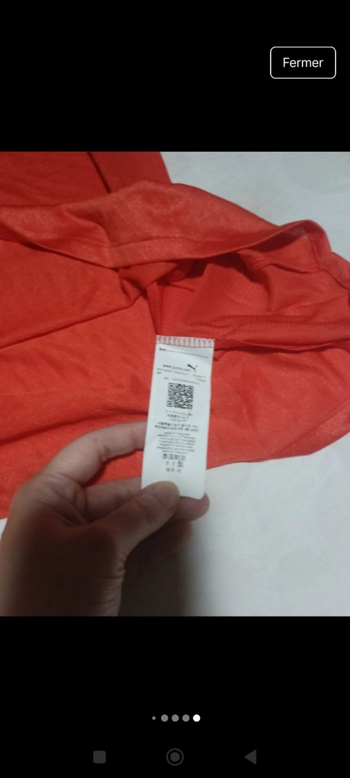 Tee shirt homme foot puma Portugal pepe taille 2XL domicile 2025 - photo numéro 8