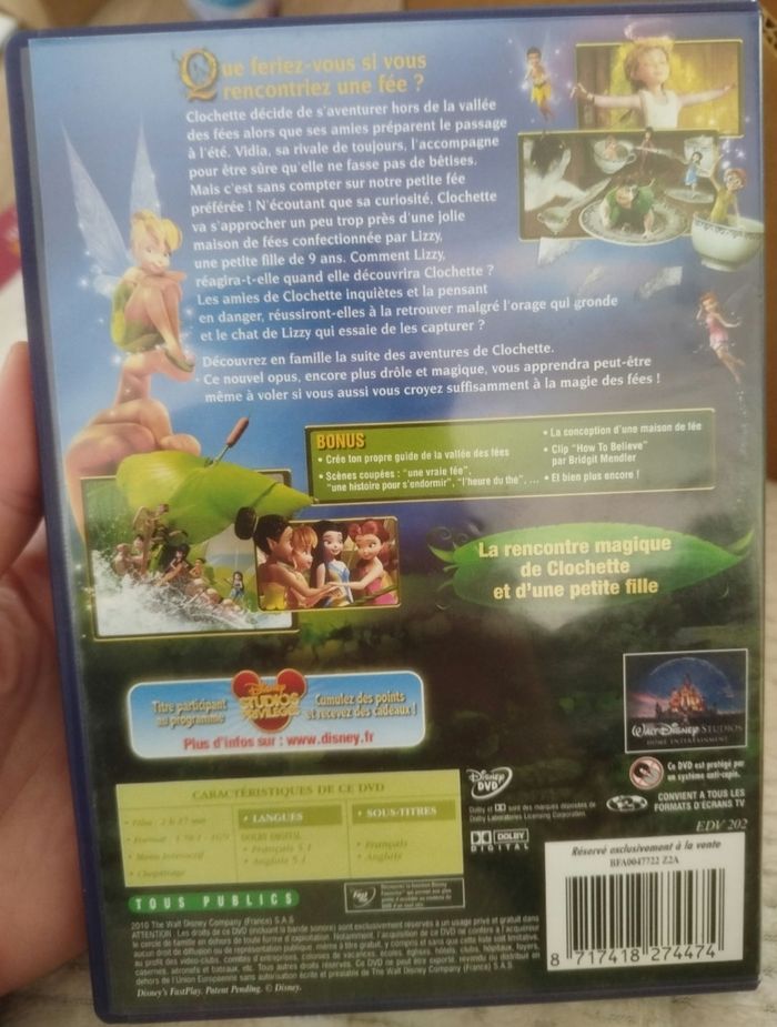 DVD Disney Clochette et l'expédition féérique numéro 99 - photo numéro 2