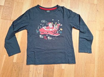 Haut manches longues Père Noël 6ans