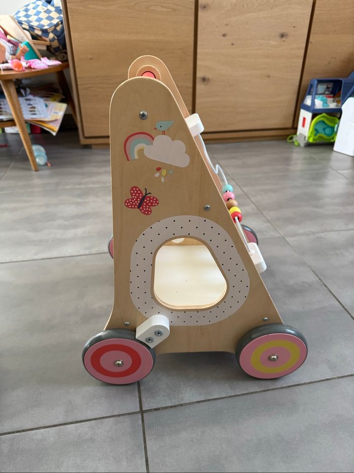 Chariot de marche VERTBAUDET en bois - photo numéro 3