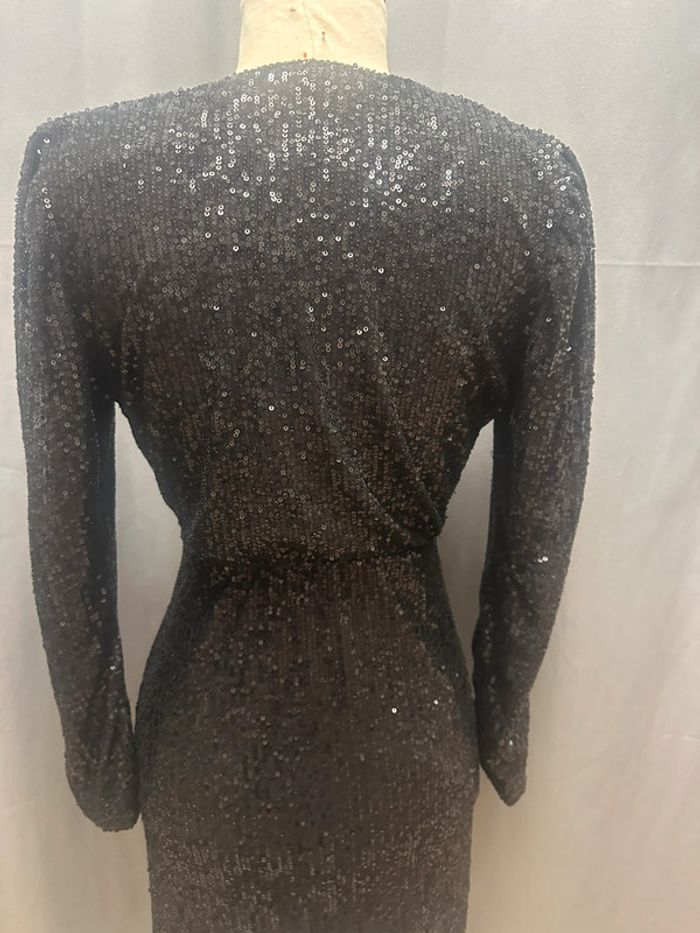 Robe sequins noir t38 - photo numéro 5