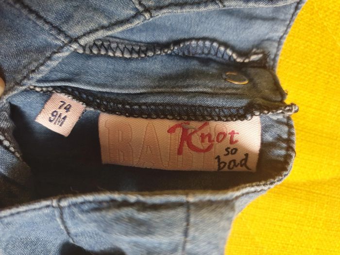 Robe en jean bébé 9 mois - photo numéro 2