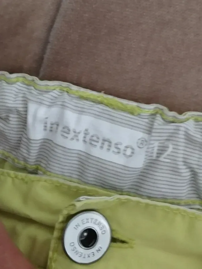 Pantacourt Inextenso auchan jaune fluo garçon 12 ans - photo numéro 9