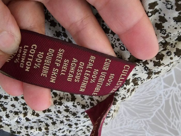 Veste cullister taille M en 100 % cuir d agneau - photo numéro 10