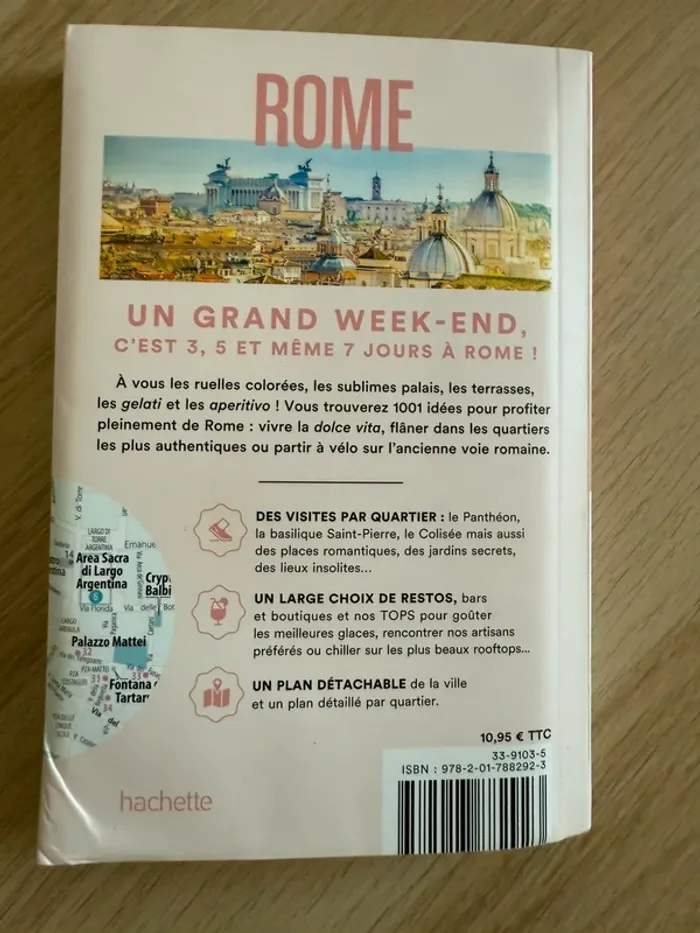 Un grand week end Rome Hachette avec plan détachable - photo numéro 2