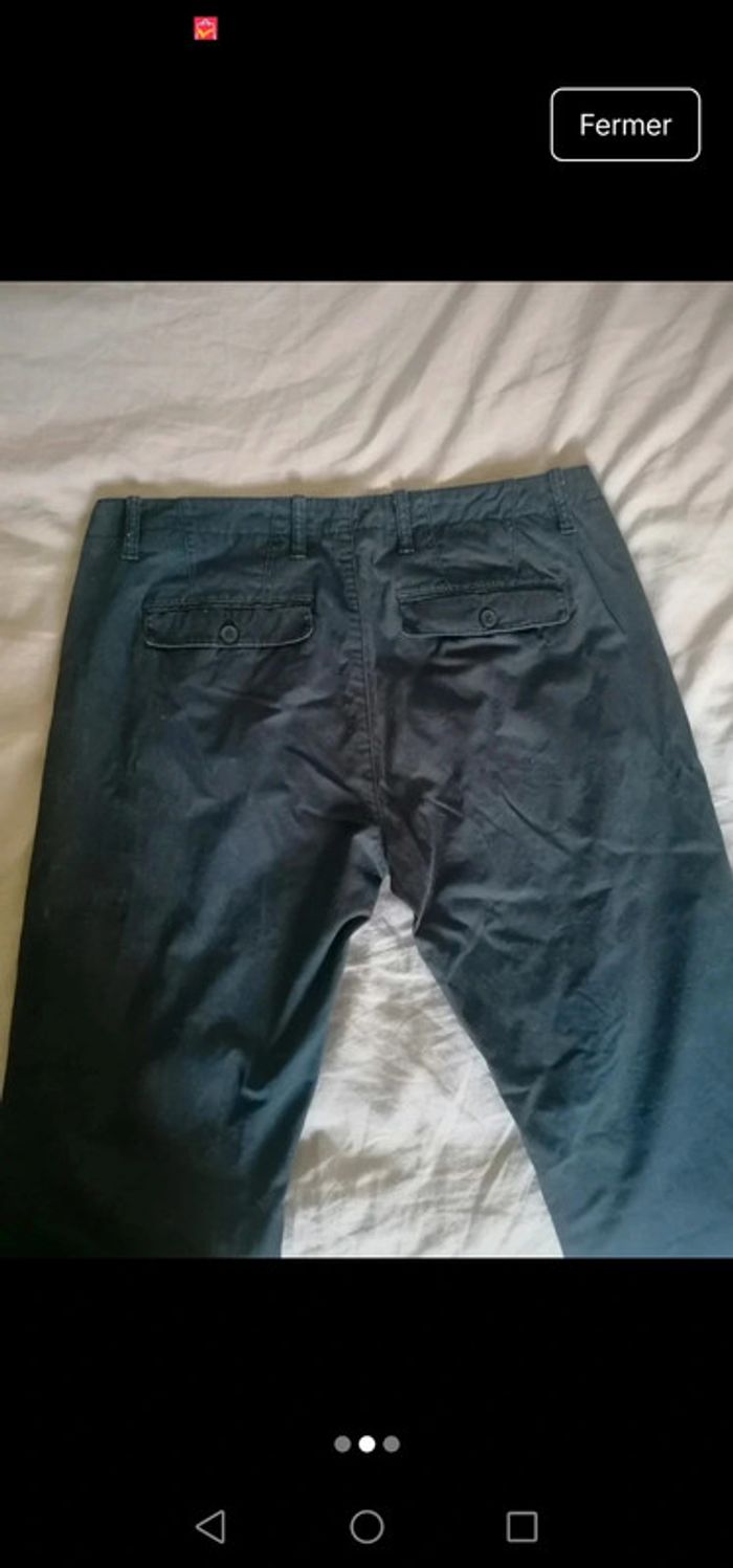 Pantalon chinos bleu Jules - photo numéro 2
