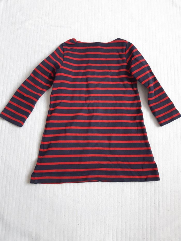 Robe rayée manche longue Petit Bateau 3 ans - photo numéro 4