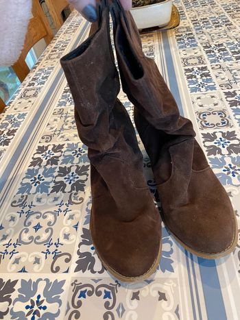 Bottines marron