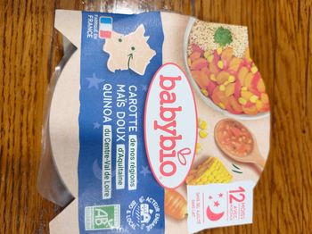 Babybio plat carottes 