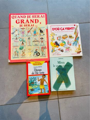 Lot livres anciens vintage enfants