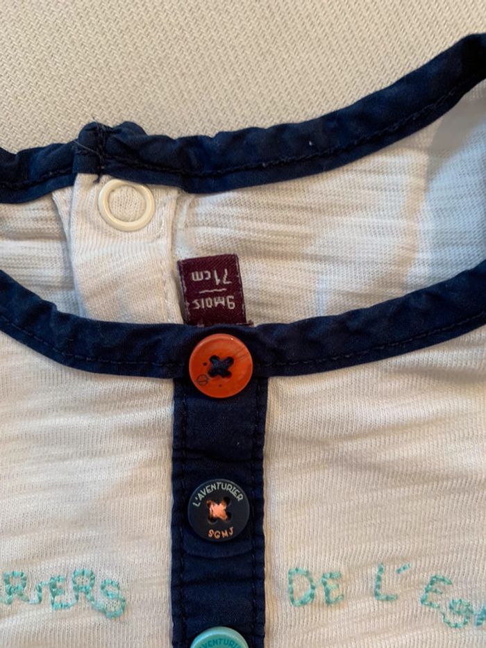 Tee-shirts légé manches longues 9 mois - photo numéro 3