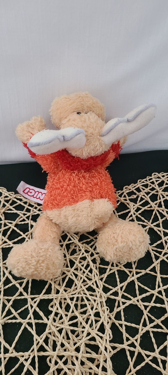 renne de noel nici doudou peluche renne elan caribou - photo numéro 3