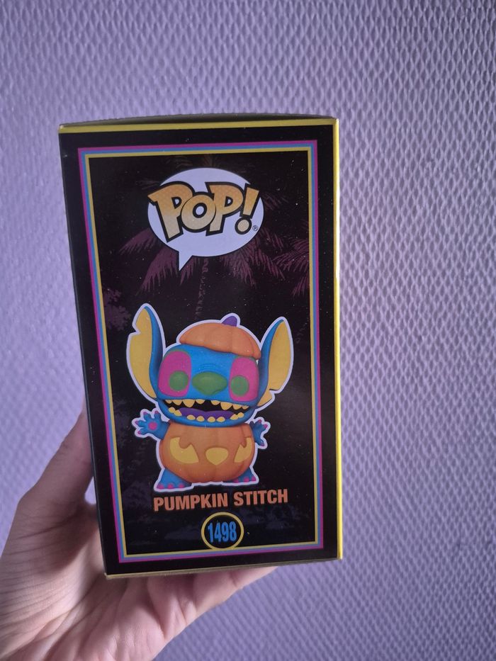Funko pop Disney pumpkin stitch gitd  1498 - photo numéro 2