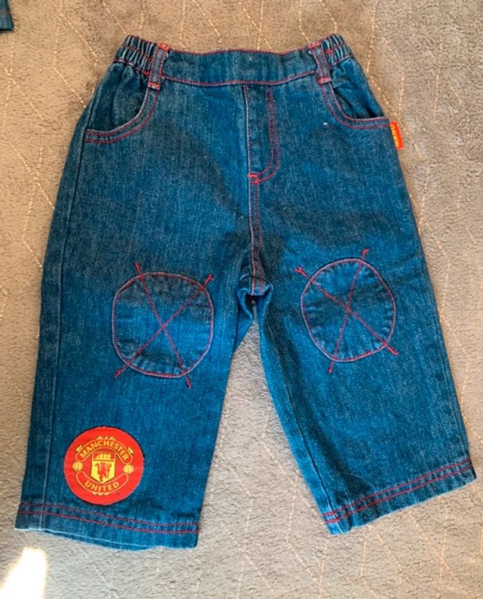 Pantalon bleu garçon taille 6/9 mois