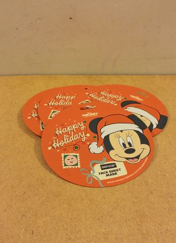 Lot de 4 masques visage Mickey orange