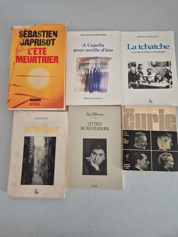 Lot 6 livres pour 1 euro seulement