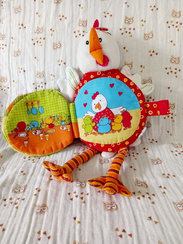 Jouet Lilliputiens Livre Ophélie la poule