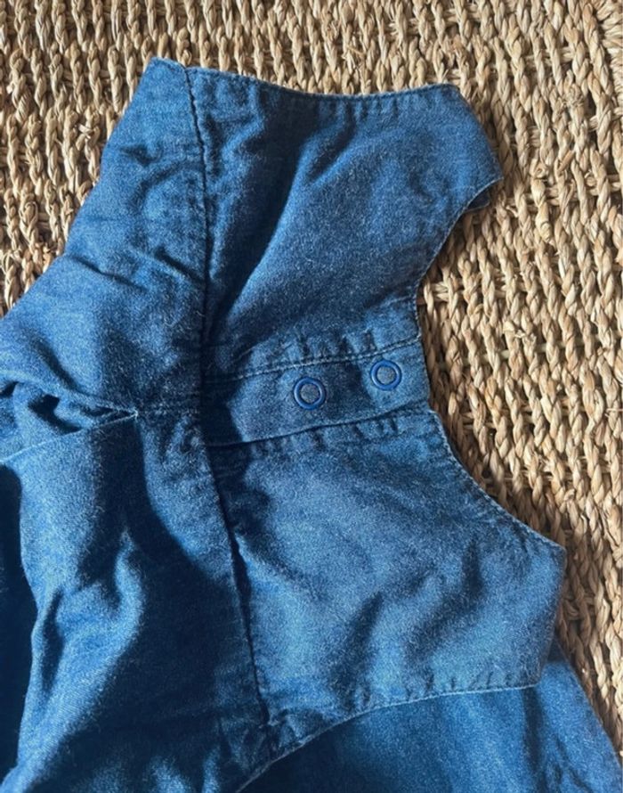 Chemise Mango haut rayé + Robe denim GAP - photo numéro 5