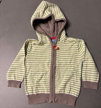 Gilet zippé à capuche 6 mois