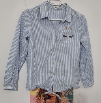 Chemise rayée Chat