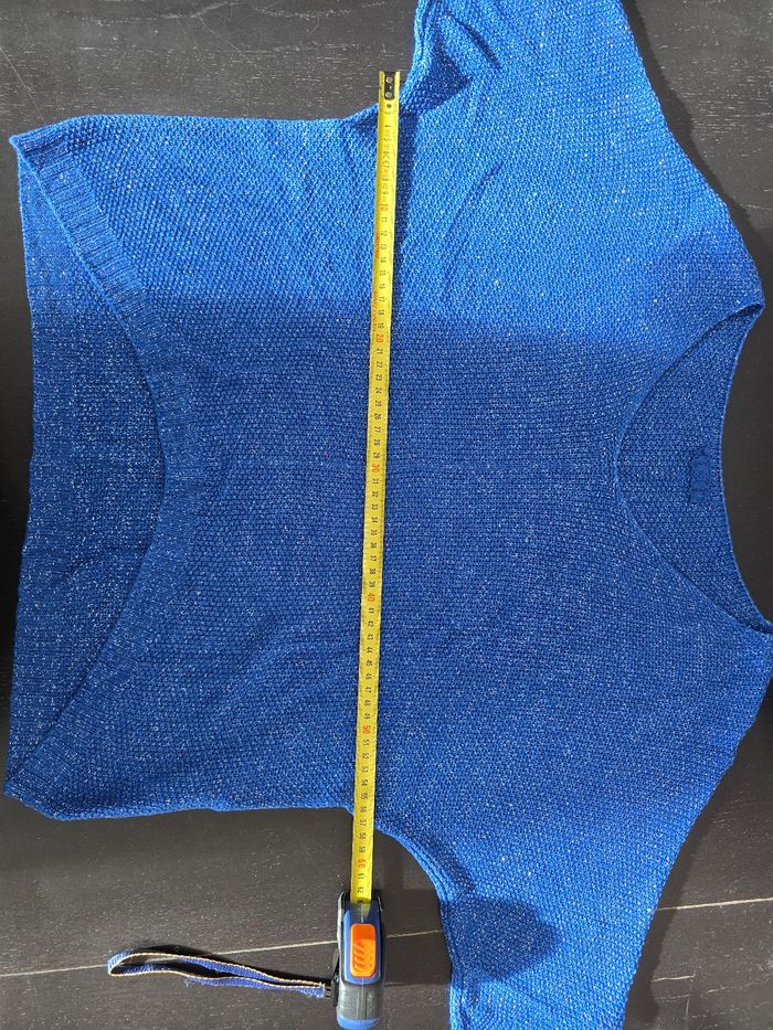 Top bleu/argenté - photo numéro 6