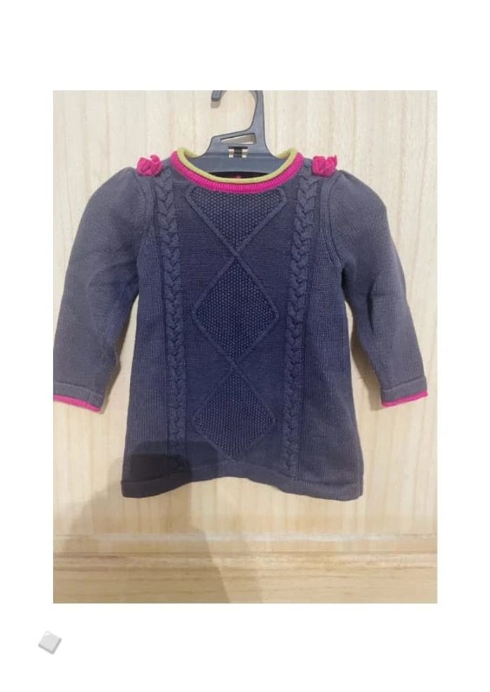 Pull long hiver fille - 6 mois