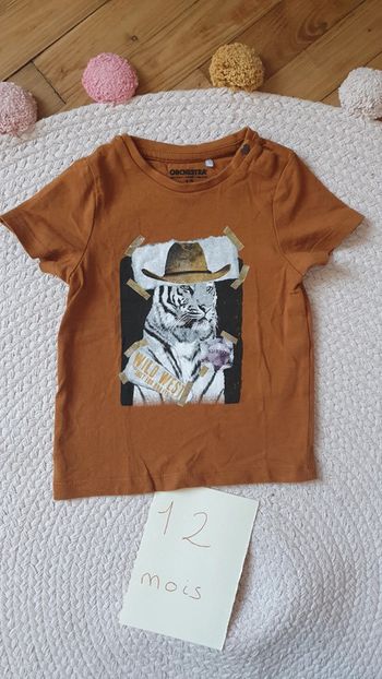 tee shirt 12 mois
