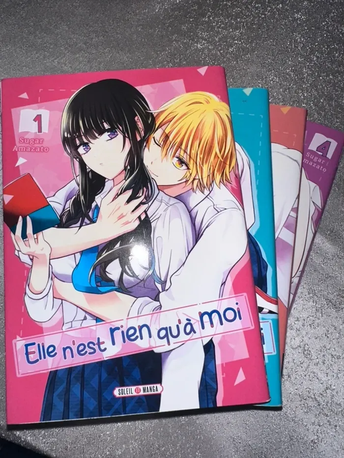 4 premier tomes de "elle n’est rien qu’à moi "