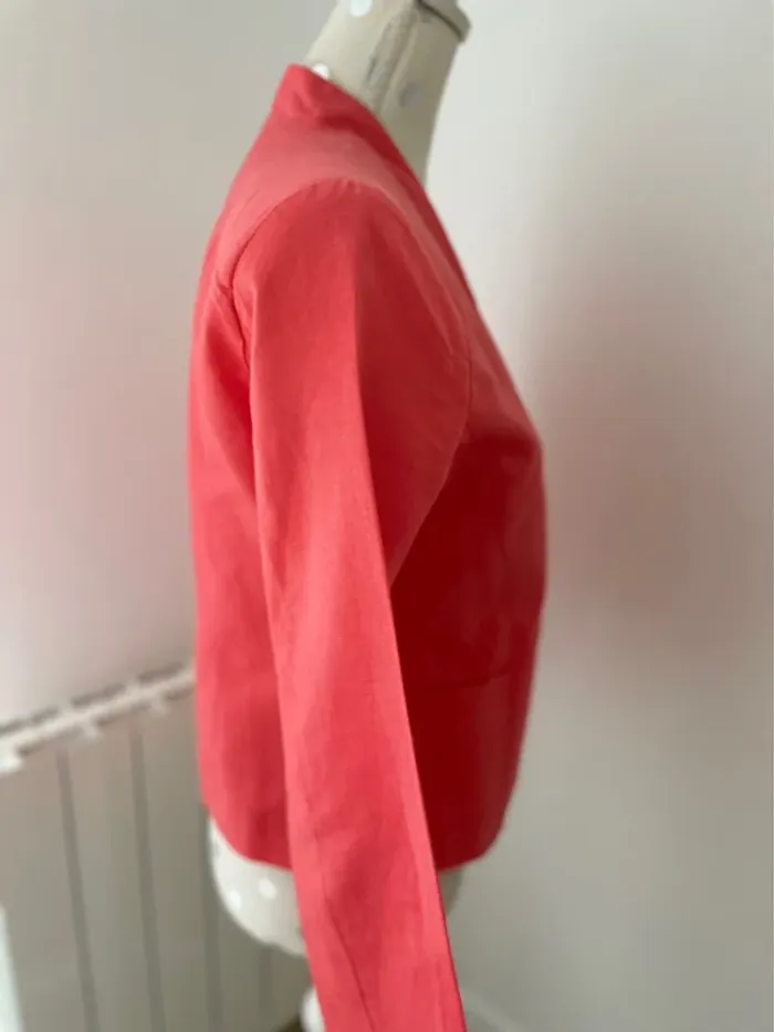 Veste blazer corail 36 neuf - photo numéro 3
