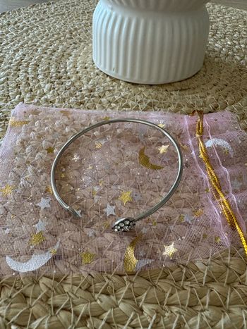 Bracelet jonc argenté