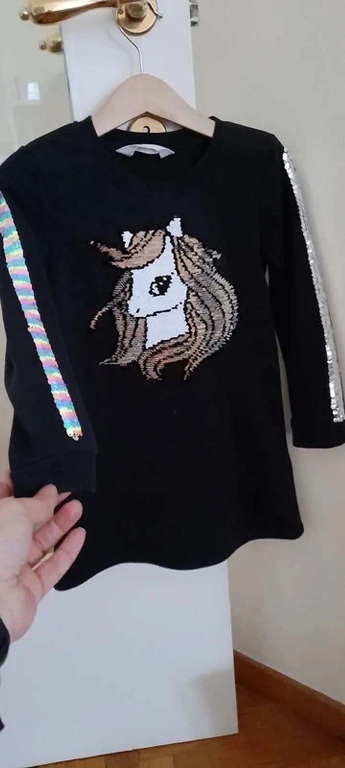 Robe réversible h&m 104 cm 3/4 ans comme neuve - photo numéro 6