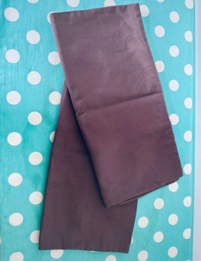 🌼2 housses de coussin marron🌼 - photo numéro 3