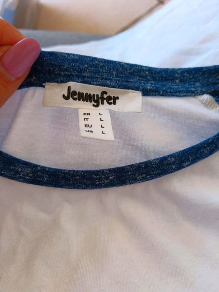 C49 t-shirt blanc jennyfer L - photo numéro 3