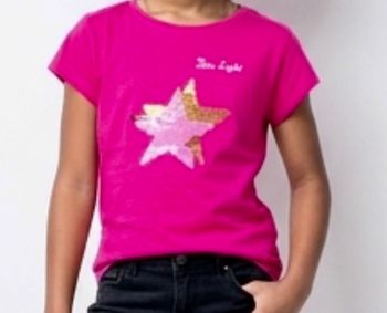 TEE shirt étoiles à sequins 