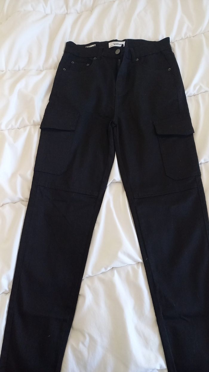 Jeans cargo femme