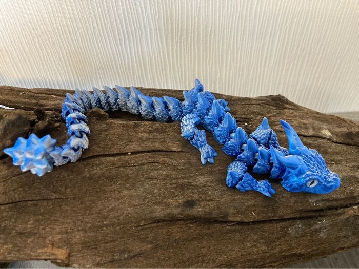 Superbe dragon bleue - photo numéro 3
