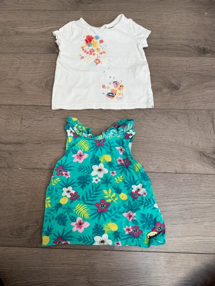 2 débardeurs sergent major 2 ans