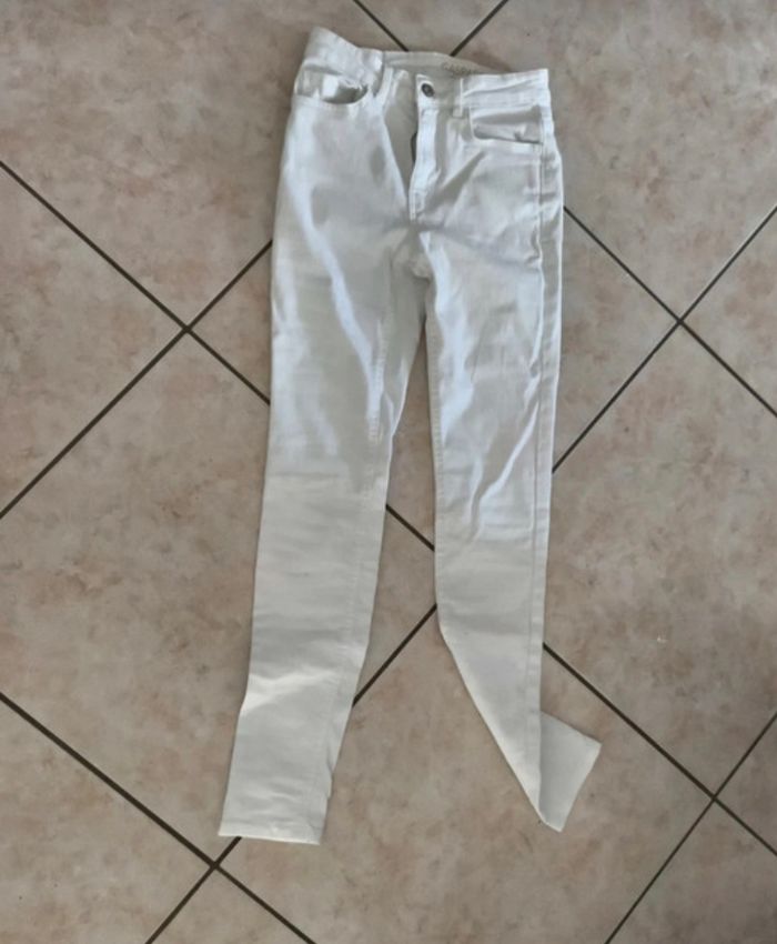 Jeans slim blanc - photo numéro 3