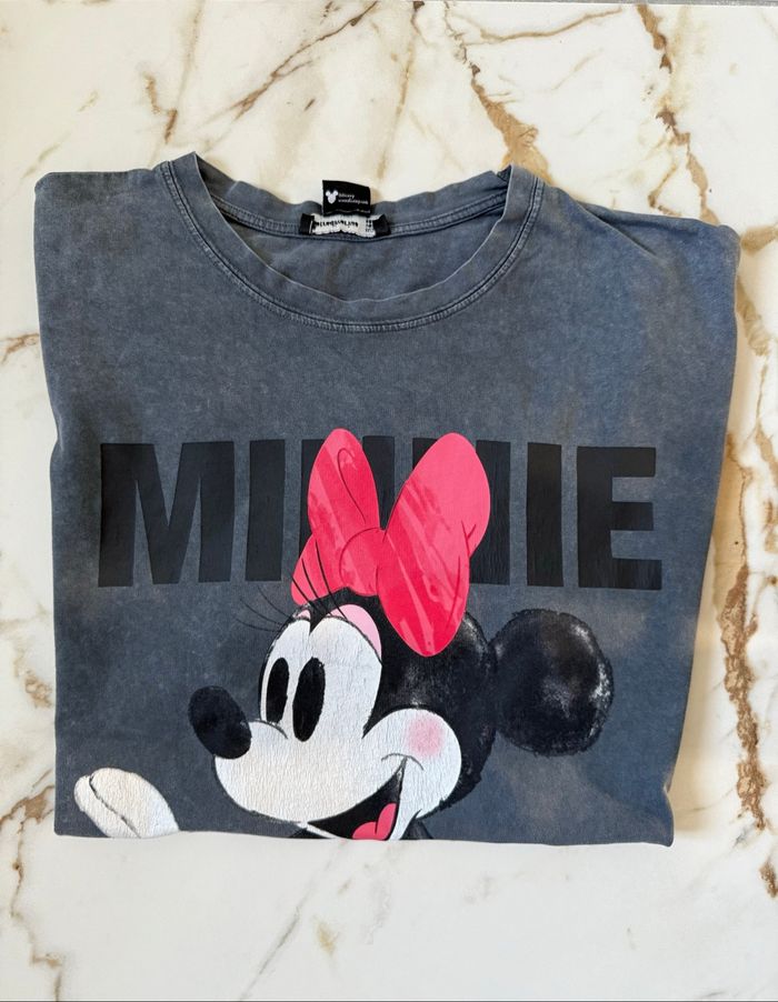 T-shirt Minnie manches courtes gris