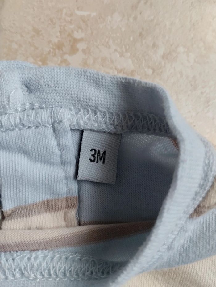 T-shirt manches longues 3 mois - photo numéro 3