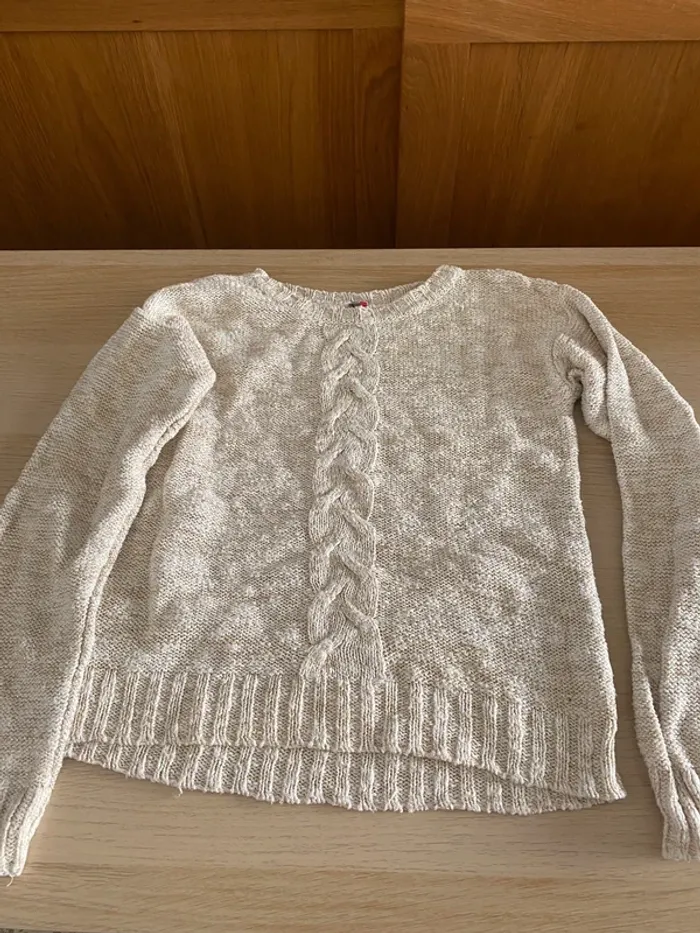 Pull fille 8 ans Disney princesse belle bête beauty beast Chicago Minnie Mouse 80s - photo numéro 3