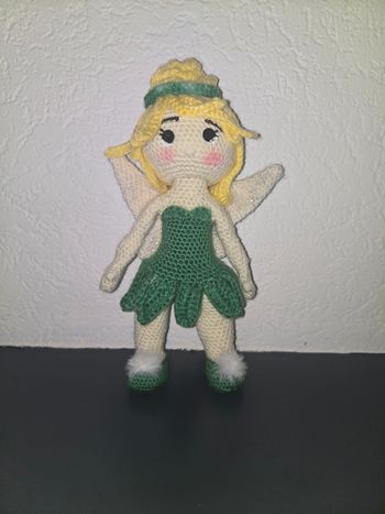 🧚‍♀️ Fée Clochette au crochet – création faite main (sur commande)