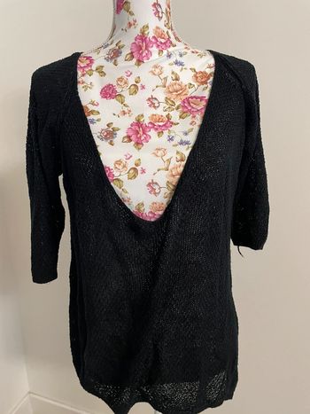 Pull profond décolleté Zara