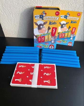 Jeu de société my rummy kids neuf dans boîte métallique 