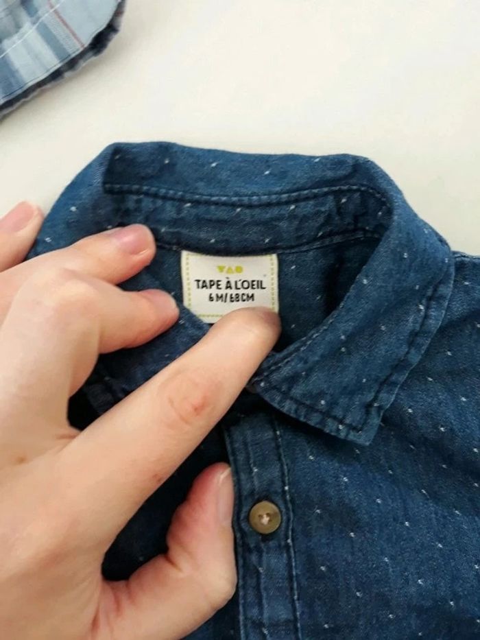 Lot de 2 chemises TAO 6 mois - photo numéro 3